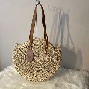 NWT Straw Bag
